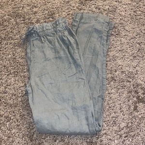 H&M green trousers, size XS